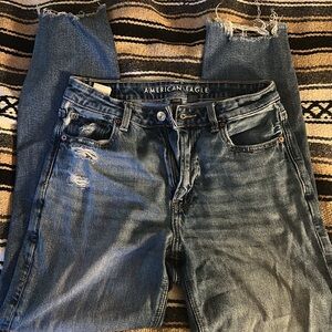American Eagle Outfitters Blue Straight Leg Jeans